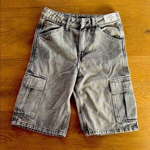 H&M Light Gray Cargo Shorts for Men